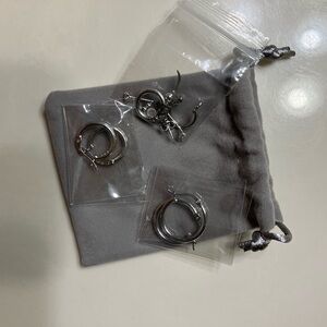 Sterling silver earring set